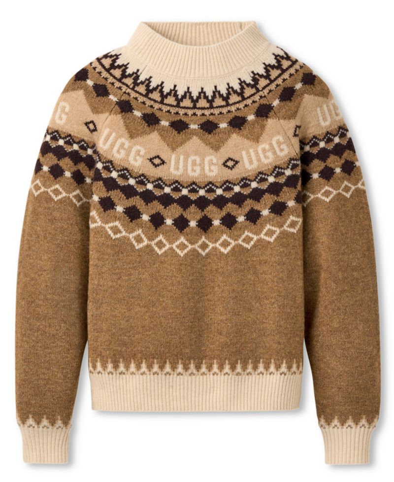 UGG Women's Braylee Uggisle Crewneck Sweater