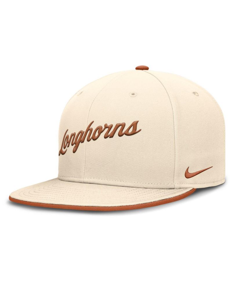 Men's Natural Texas Longhorns Primetime True Performance Fitted Hat