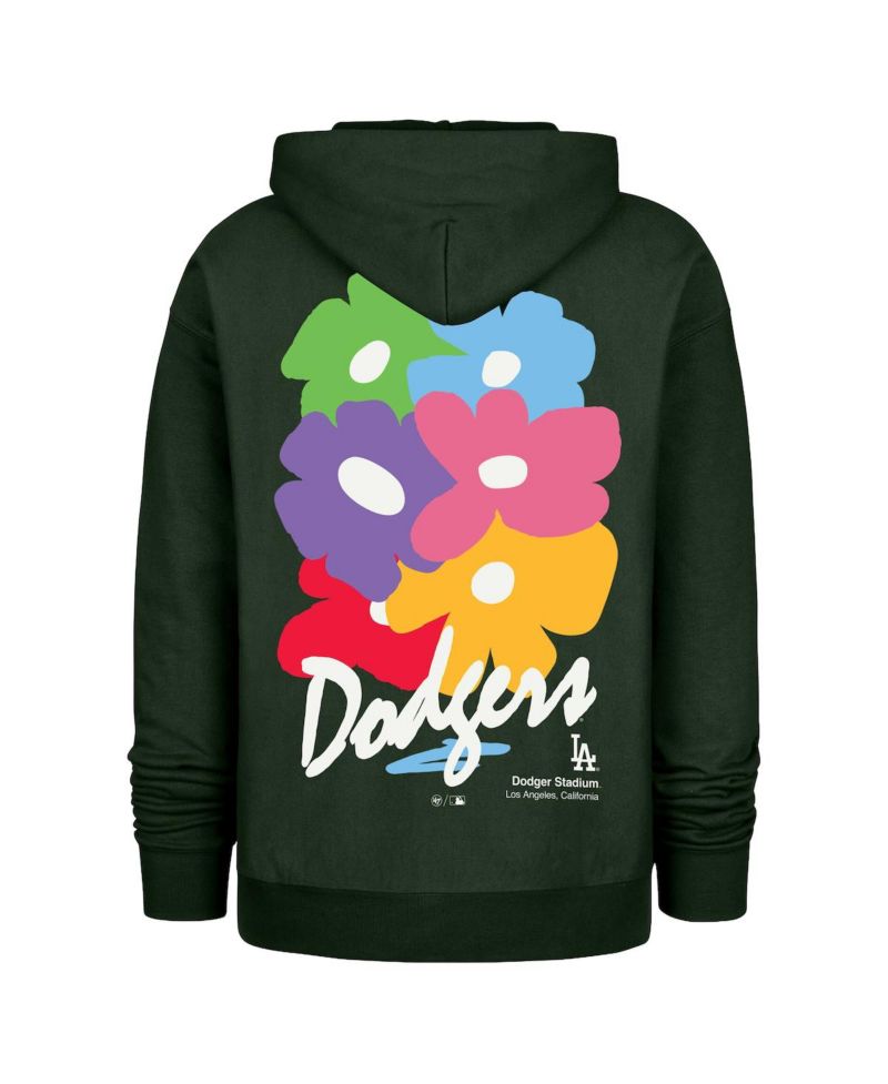 Men's Dark Green Los Angeles Dodgers Gallery Foundation Hoodie