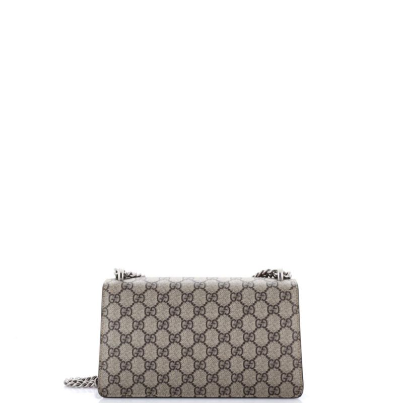 Small Dionysus Bag GG Coated Canvas with Crystal Embellished Metal