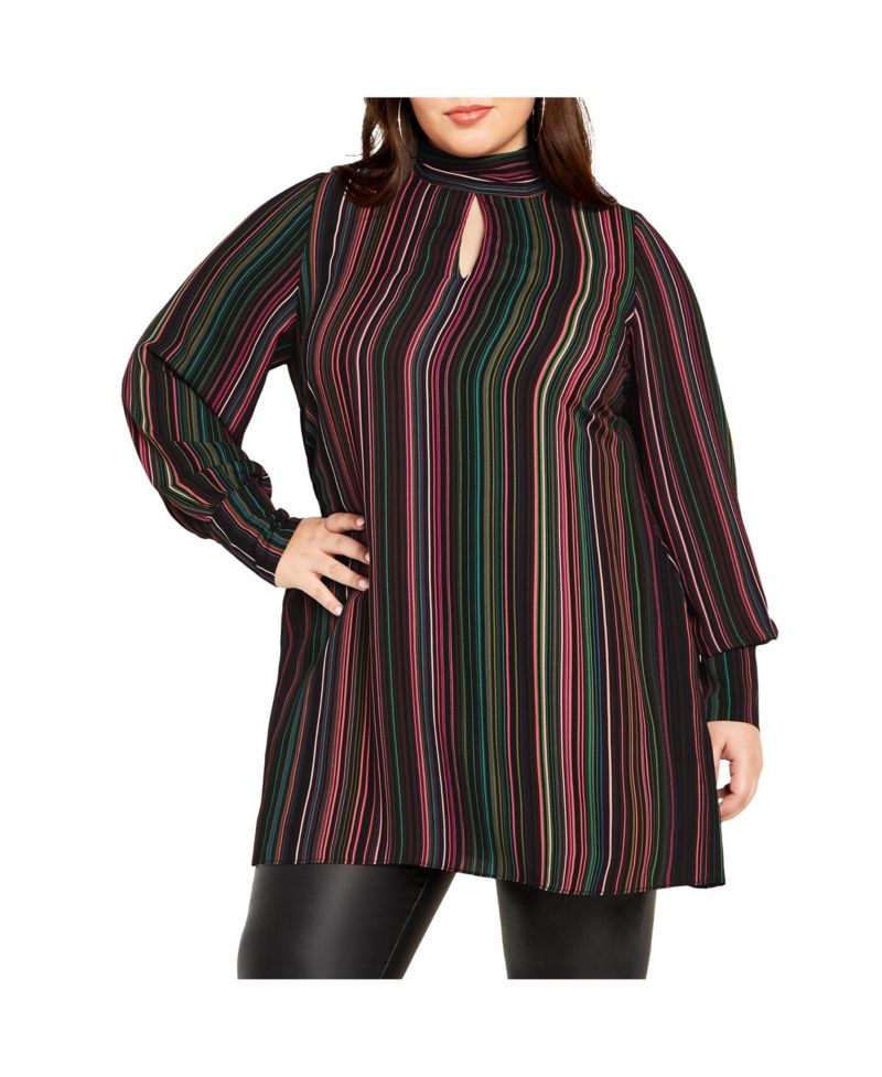 Women's Illusion Tunic Top