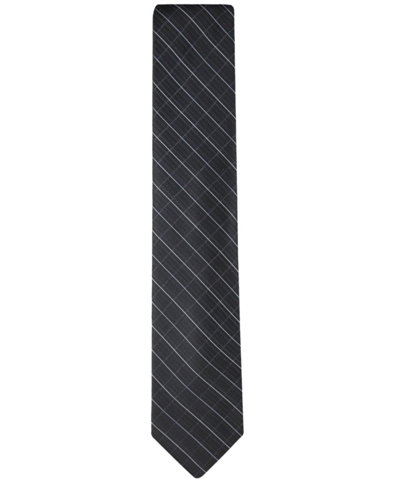 Men's Etched Windowpane Tie