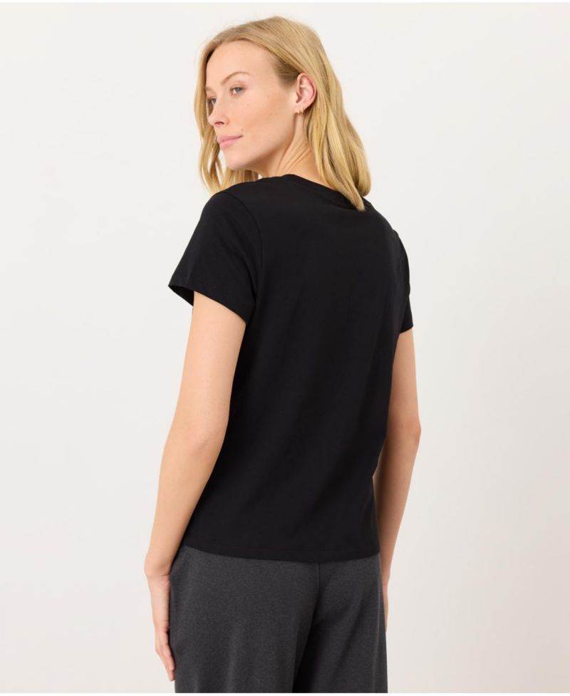 Women's Organic Cotton Softspun Essential V-Neck Tee