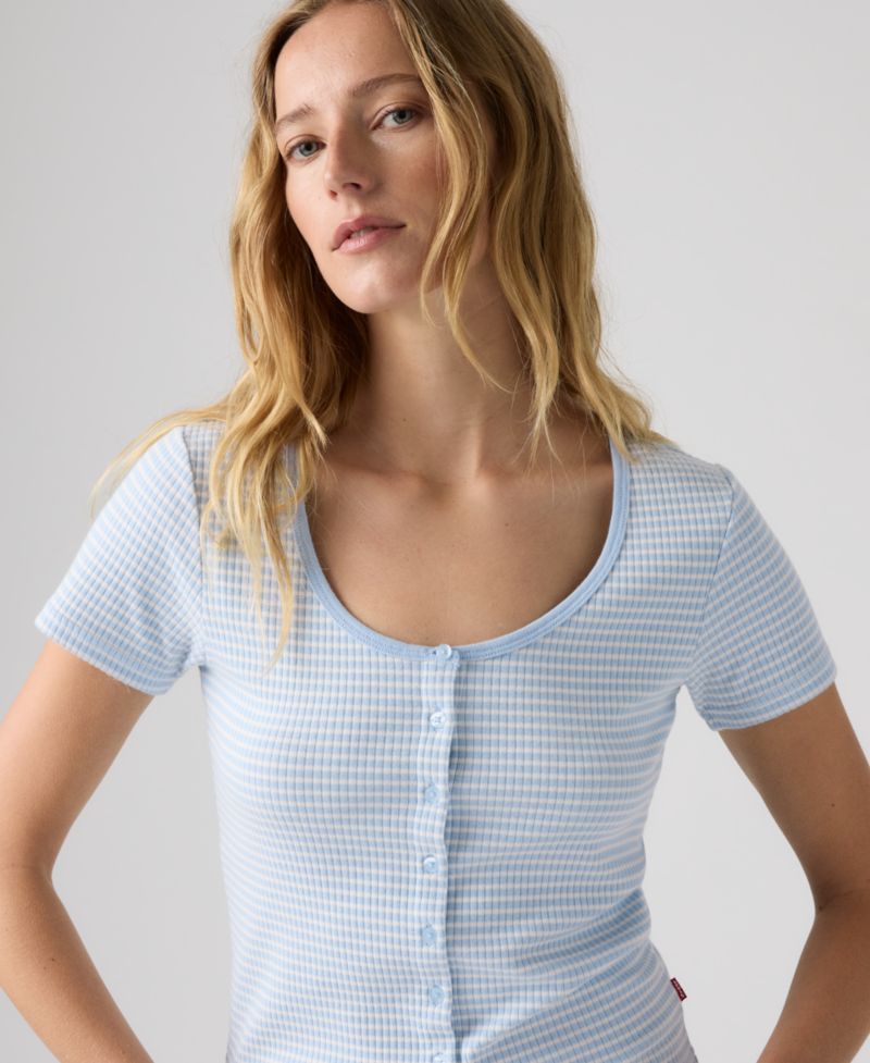 Women's Austen Button-Up Short-Sleeve Top