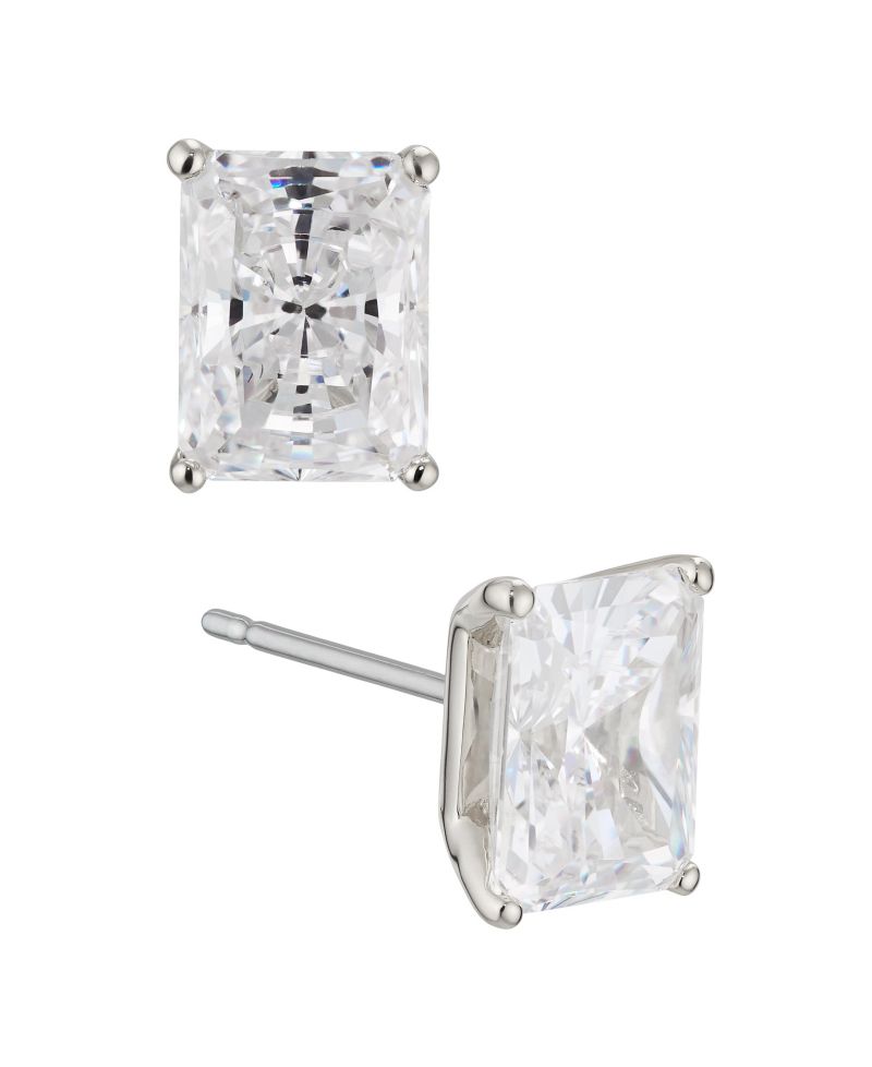 Emerald Cubic Zirconia Earring