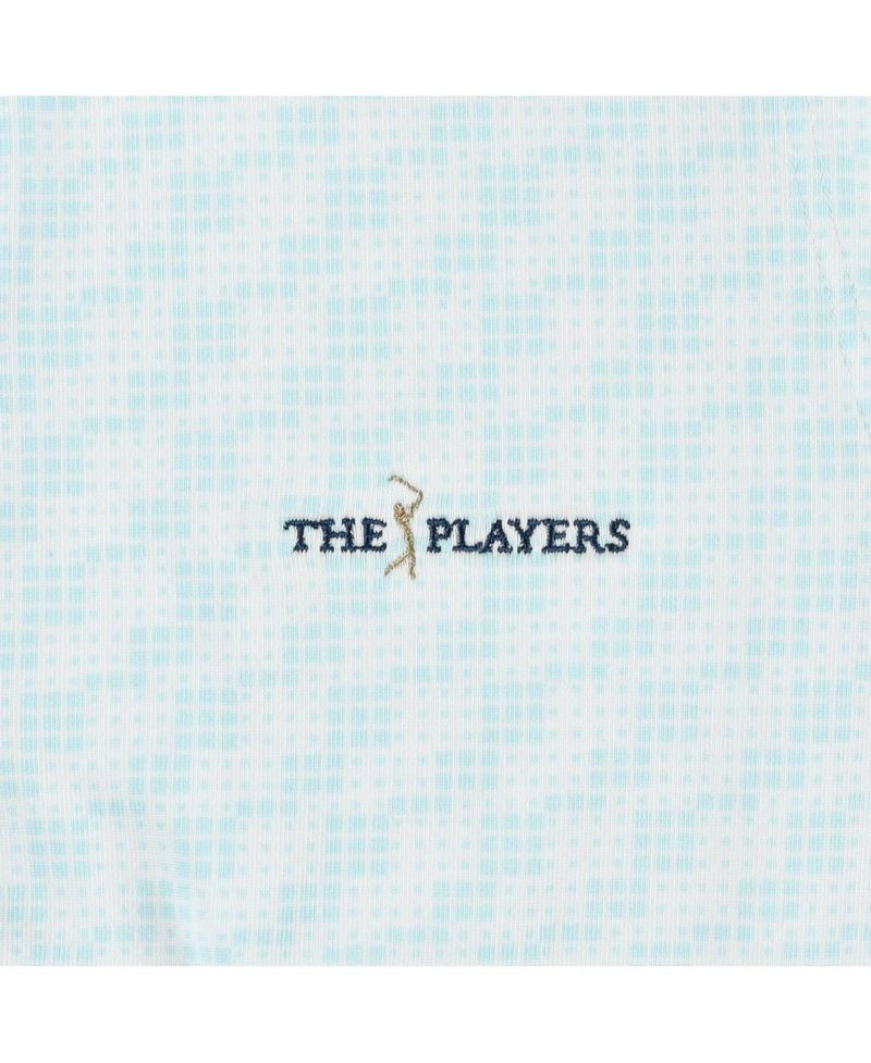 Women's Aqua THE PLAYERS Drive Clubhouse Grid Sleeveless Polo Shirt
