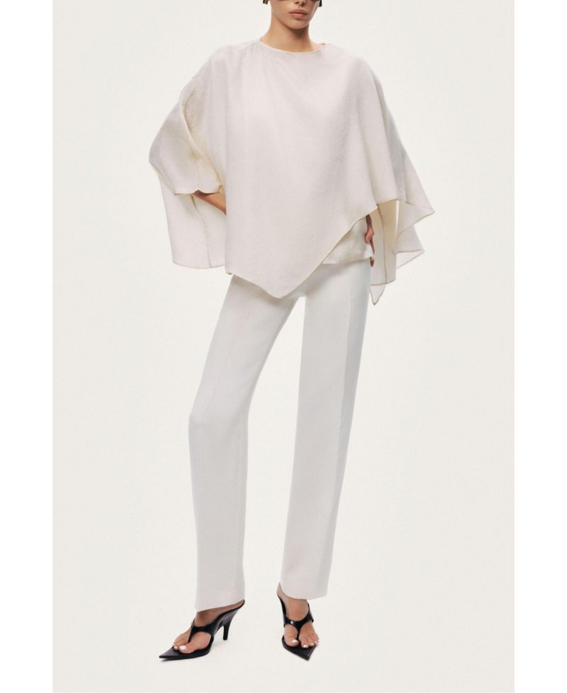 Women's Fluid Cape Blouse