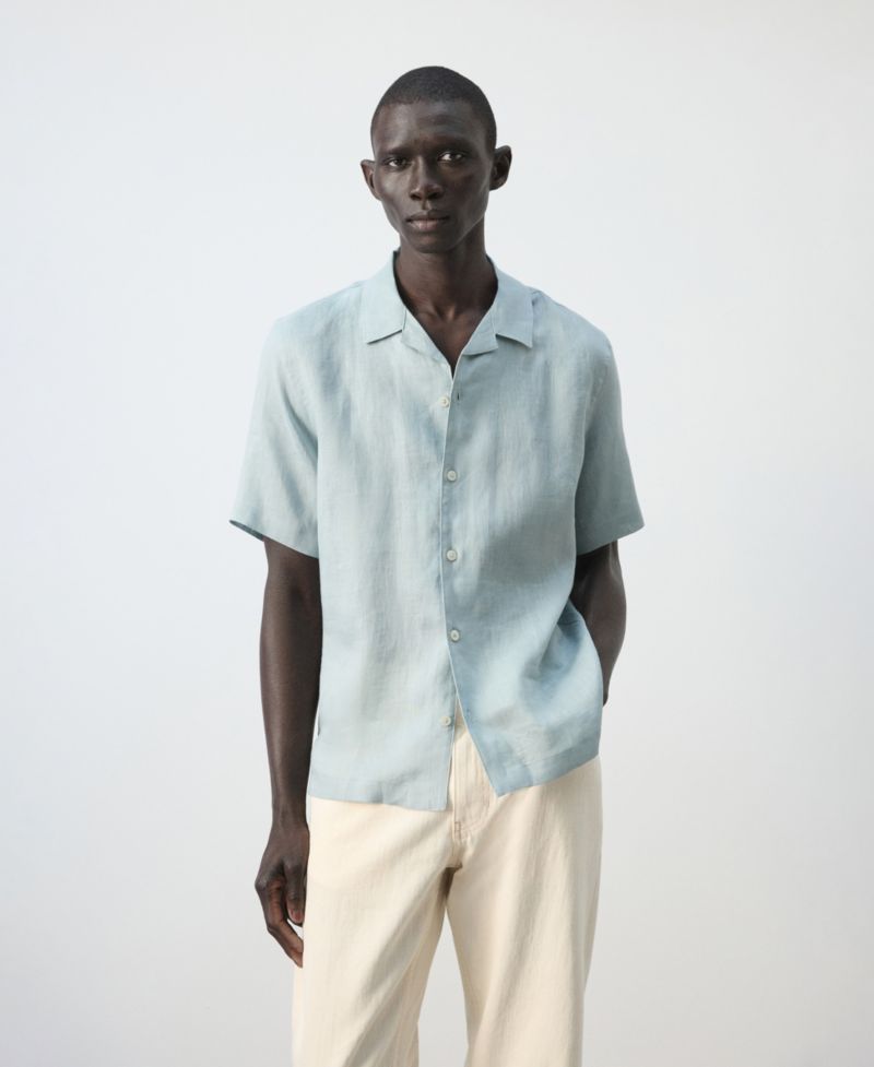 Men's Bowling-Collar Shirt