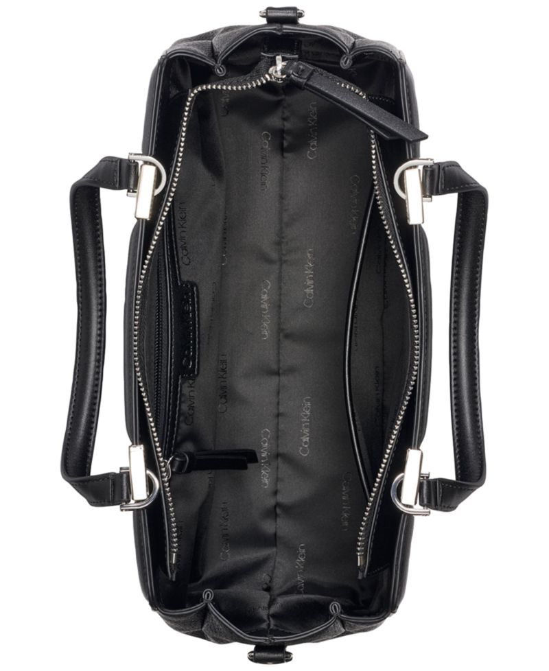 Jean Signature Top Zipper Satchel with Removable Hangoff