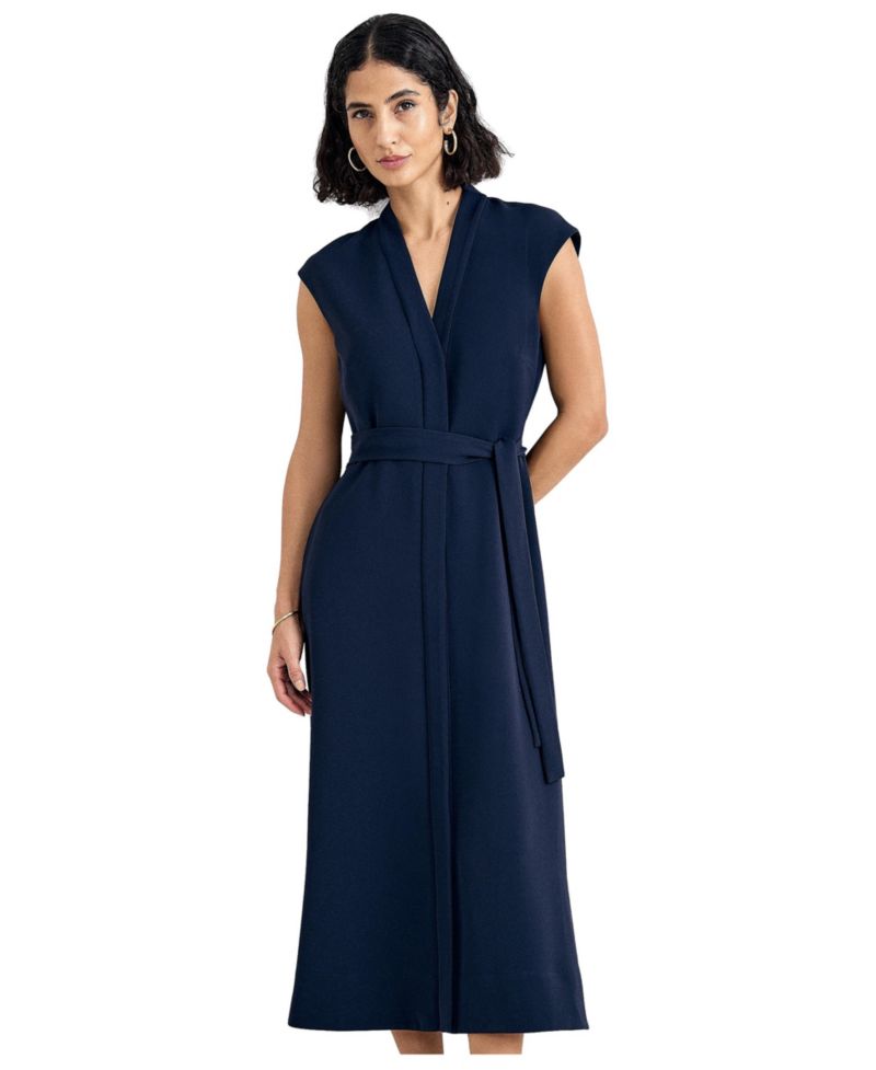 Women's Julie Wrap Belted Midi Dress