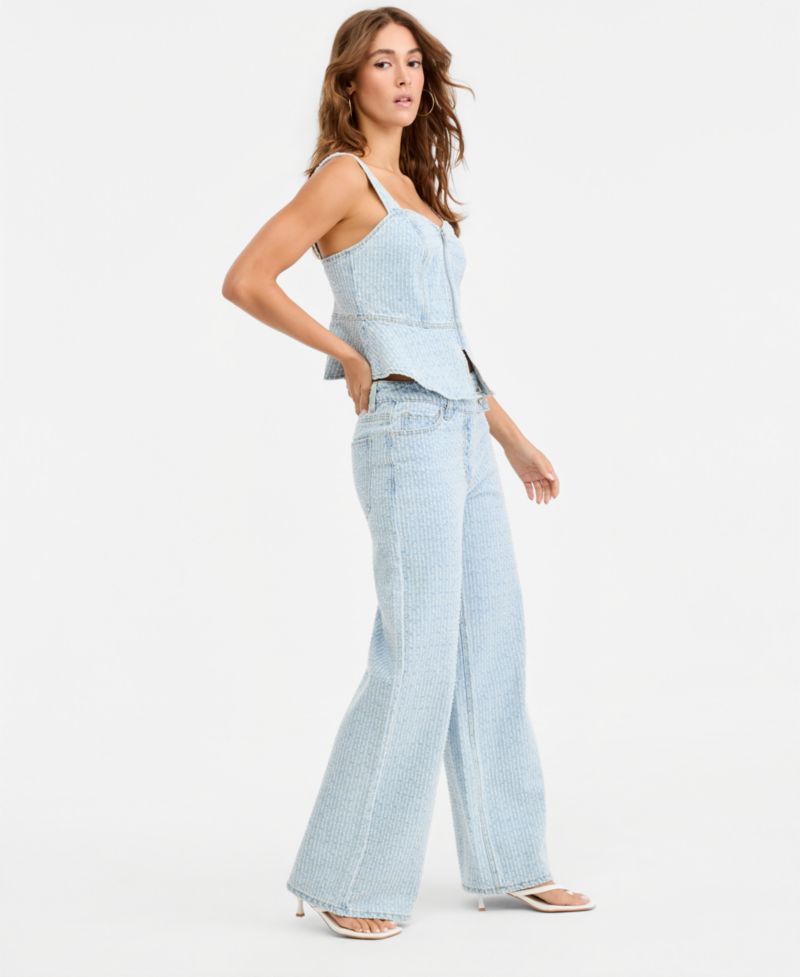 Women's High-Rise Wide-Leg Jeans