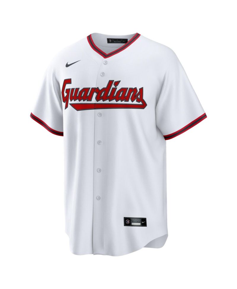 Men's Travis Bazzana White Cleveland Guardians Home Replica Jersey