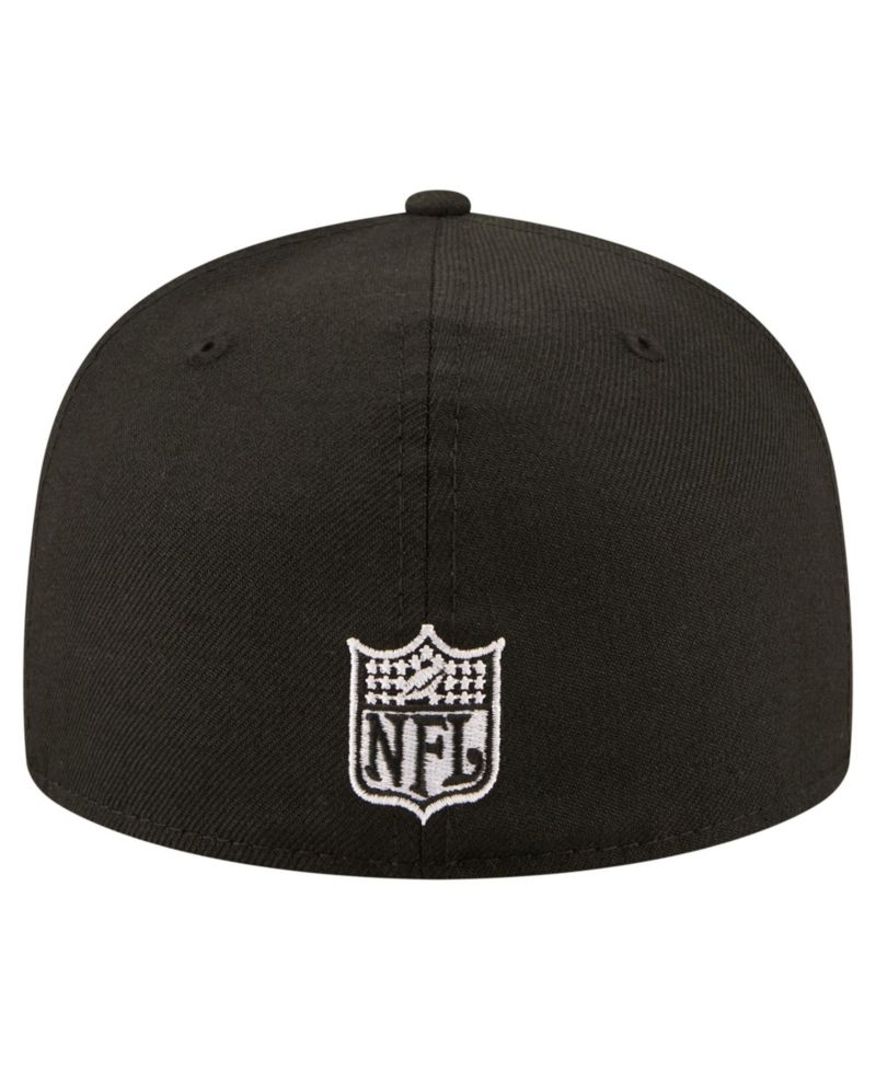 Men's Black Atlanta Falcons 59FIFTY Fitted Hat