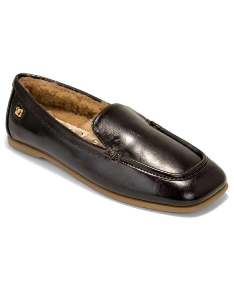 Women's Ravi Fur Square Toe Loafers
