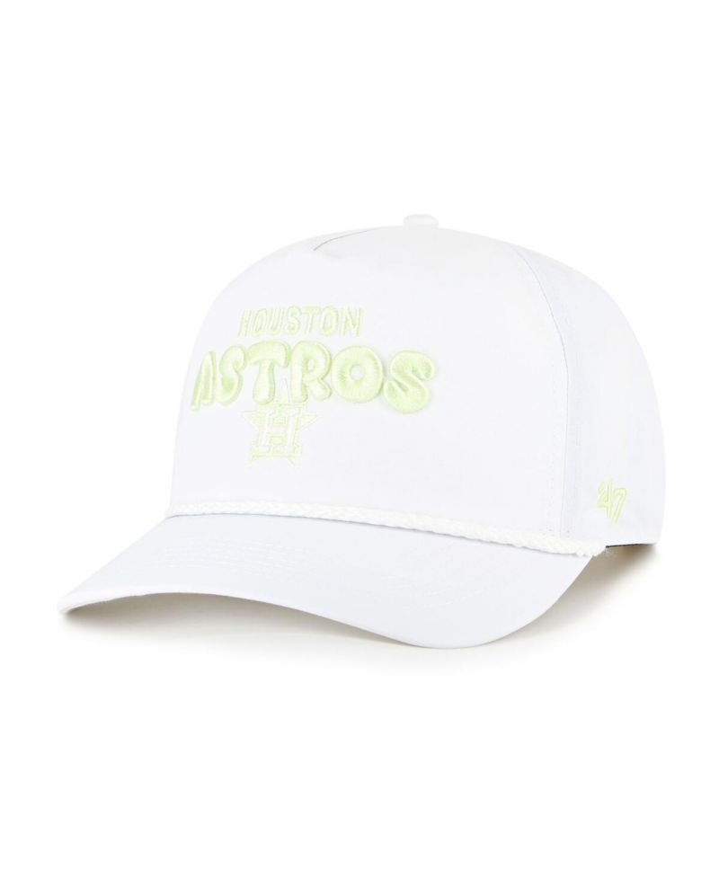 Women's White Houston Astros Bright Side Adjustable Hitch Hat