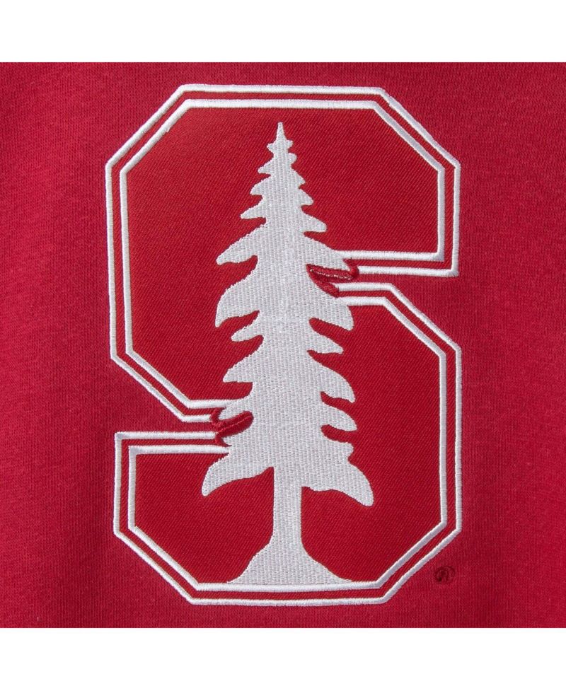 Women's Cardinal Stanford Cardinal Team Big Logo Pullover Hoodie