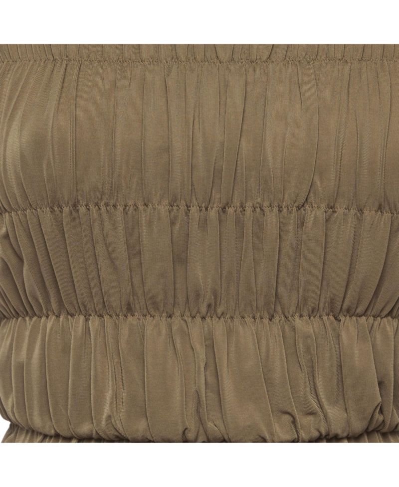 Women's Ruched Jersey Smocked Top