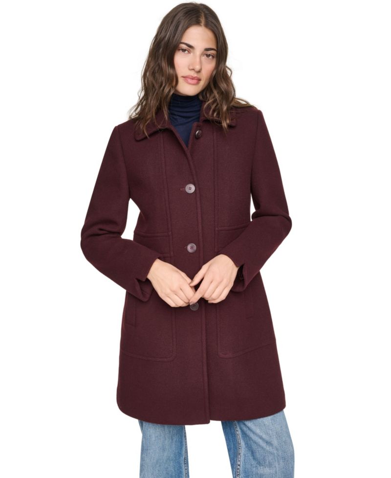 Women's Emmeline Wool Blend Slim Coat