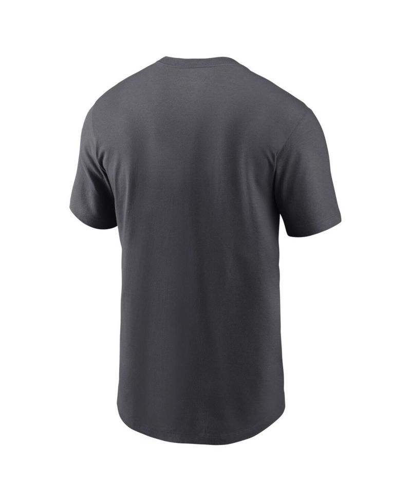 Men's Anthracite Green Bay Packers Logo Essential T-Shirt