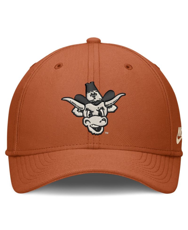 Men's Texas Orange Texas Longhorns Dri-FIT Vintage Rise Swooshflex Flex Hat