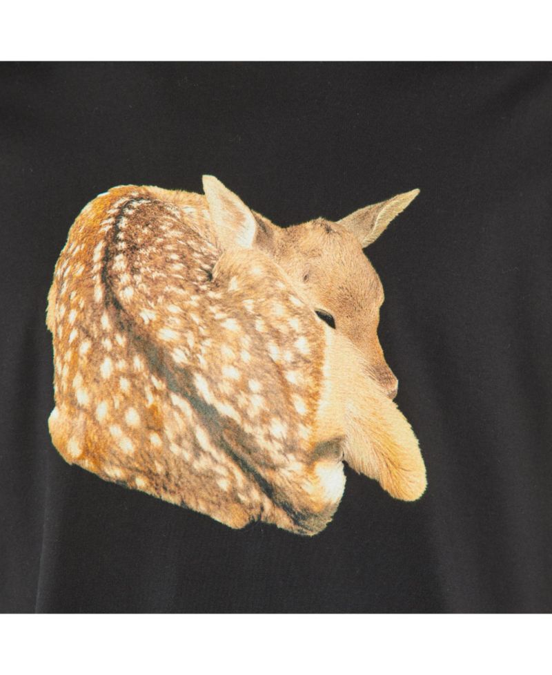 Women's Fawn Graphic Print Cotton T-Shirt