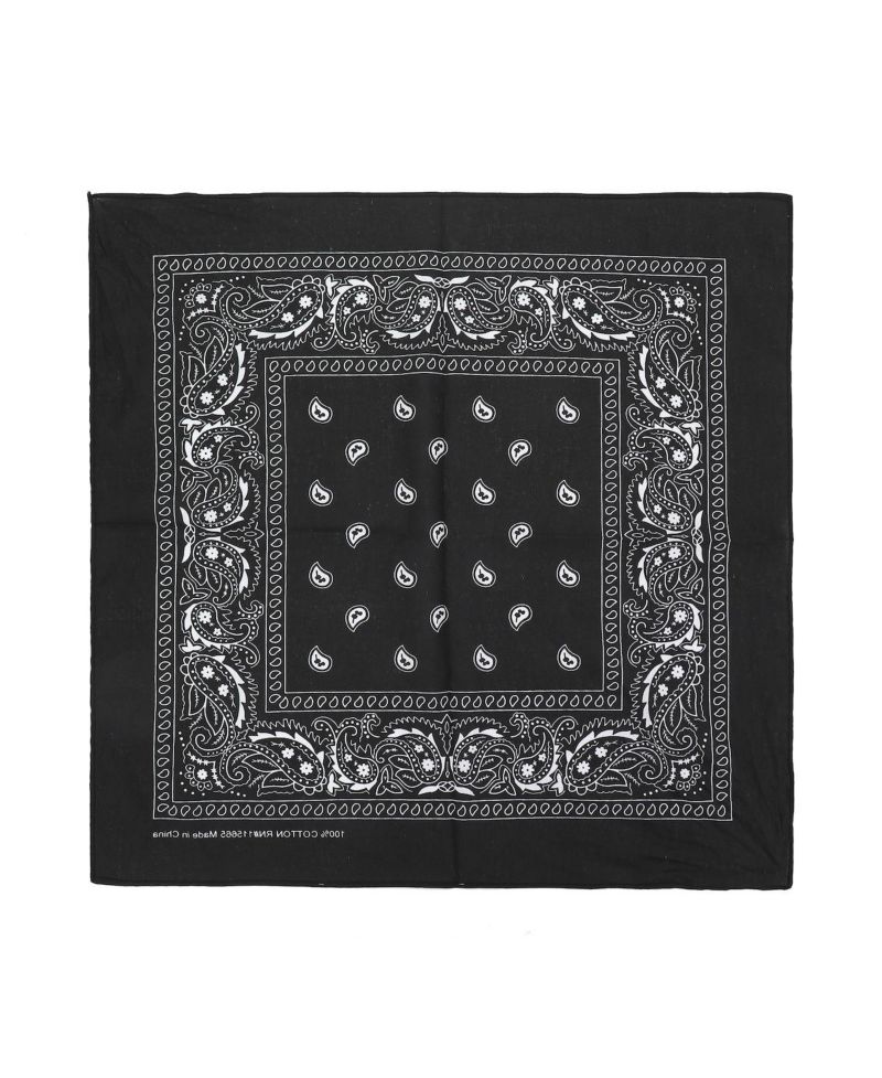 Lightweight Black 22"x22" 6-Pack Bandana Set