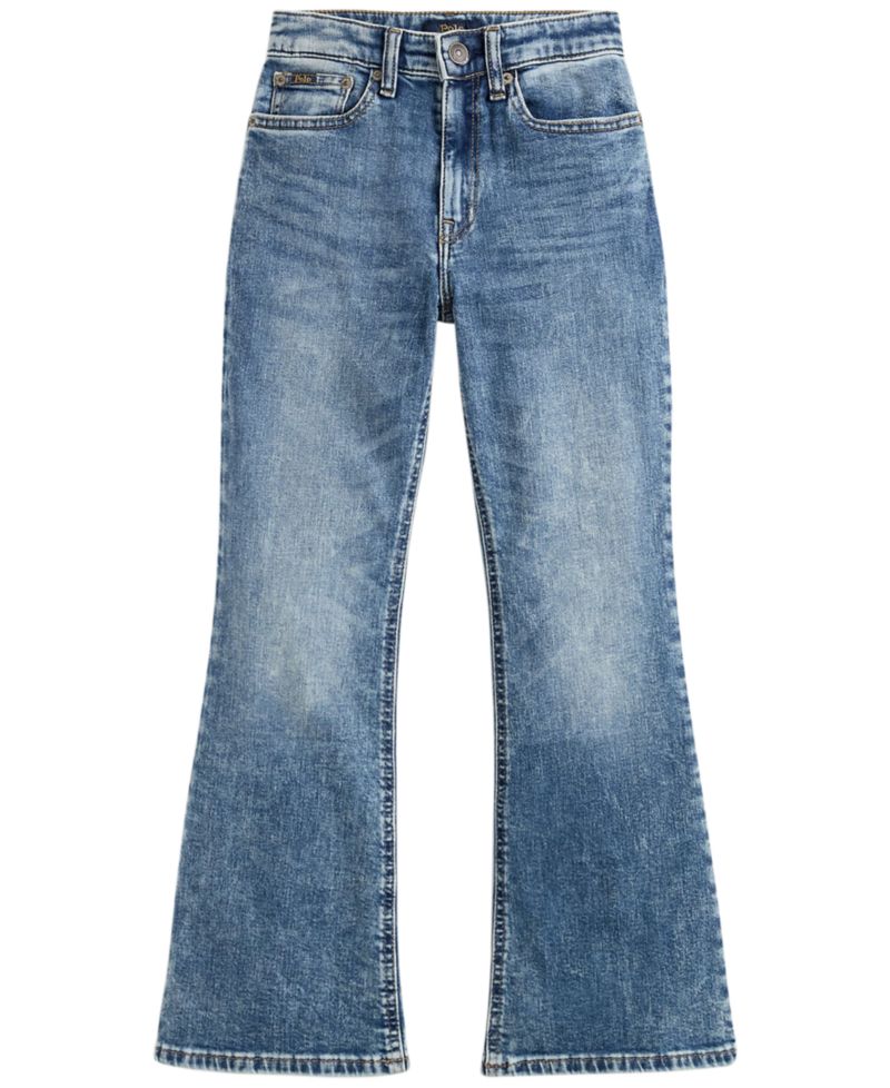 Girls' 7-16 Flared Stretch Jeans