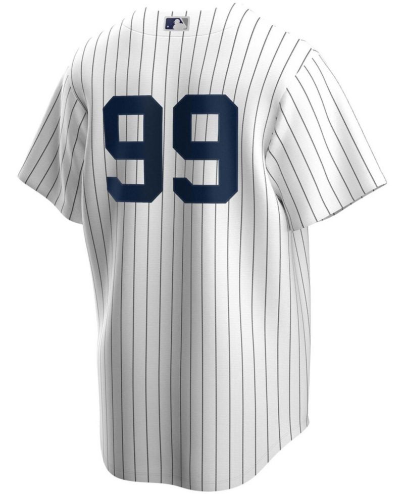 Men's Aaron Judge White New York Yankees Home Replica Player Name Jersey