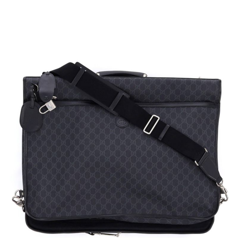 Retro Interlocking G Garment Bag GG Coated Canvas