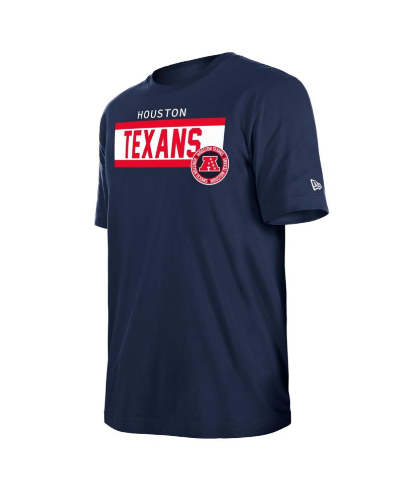 Men's Navy Houston Texans 3rd Down High Density Print T-Shirt