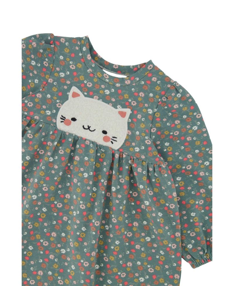 Baby Girls ( 12 M to 24 M ) Cotton Printed Dress Floral Print