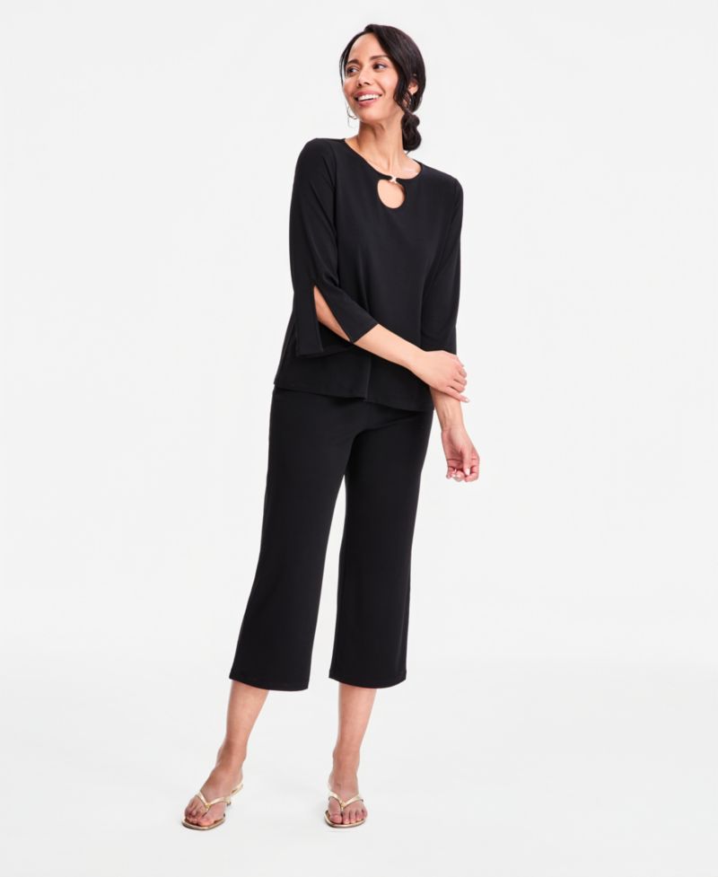 Women's Relaxed Pull-On Knit Culottes