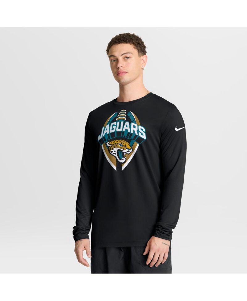 Men's Black Jacksonville Jaguars Primetime Legend Icon Performance Long Sleeve T-Shirt