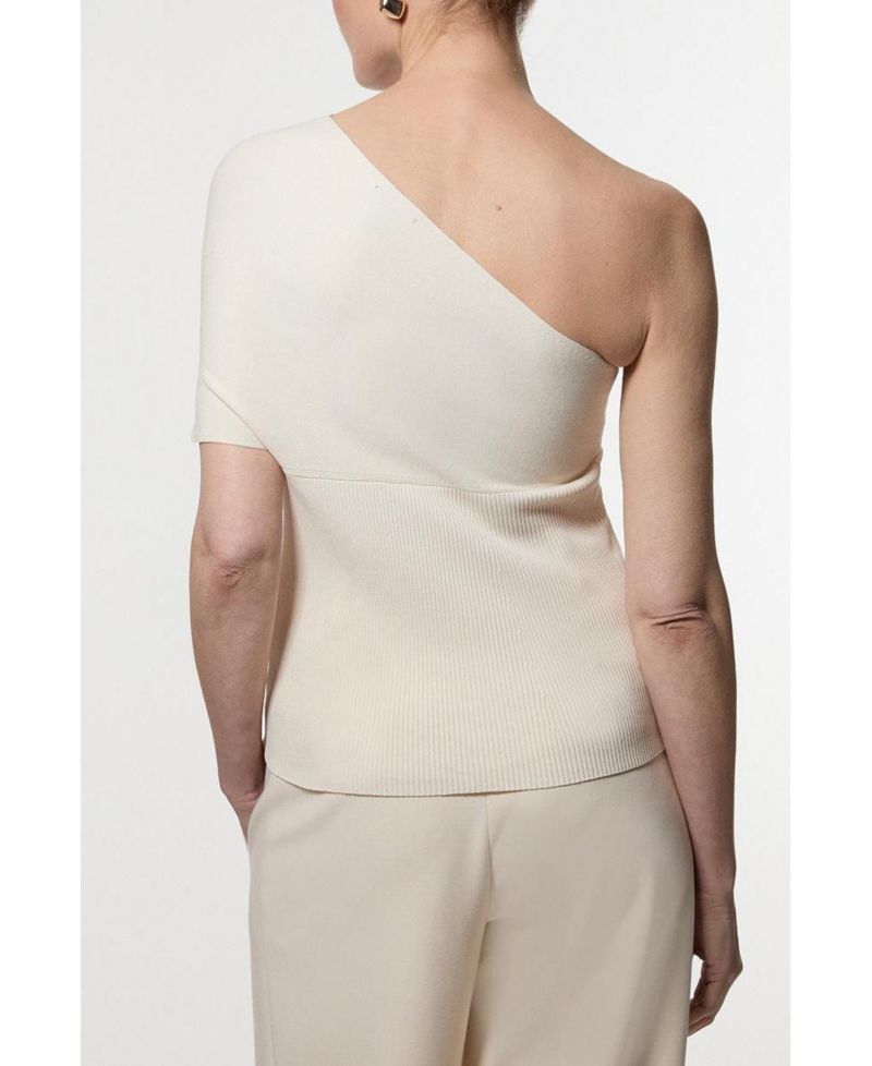 Women's Knitted One Shoulder Top