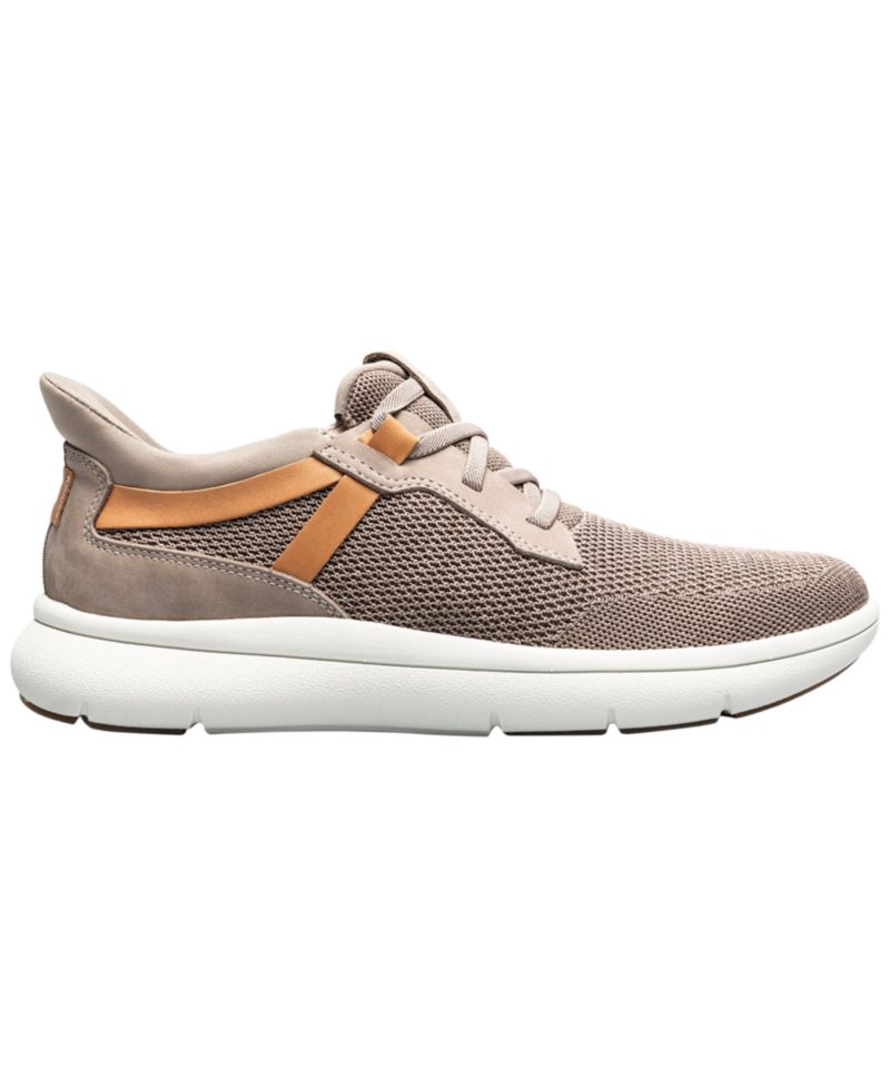 Men's Fleet Knit Elastic Lace Slip-On Sneakers