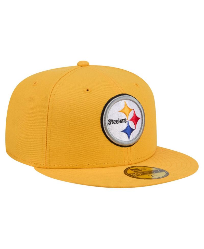 Men's Gold Pittsburgh Steelers 59FIFTY Fitted Hat