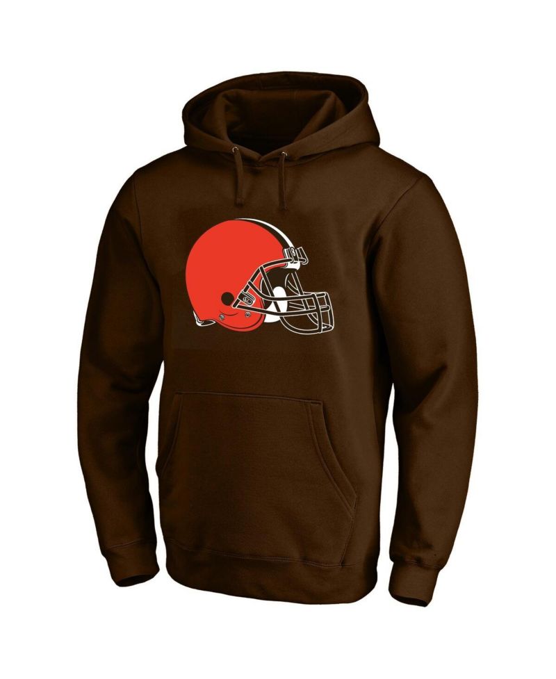 Men's Shedeur Sanders Brown Cleveland Browns Big & Tall Name and Number Hoodie
