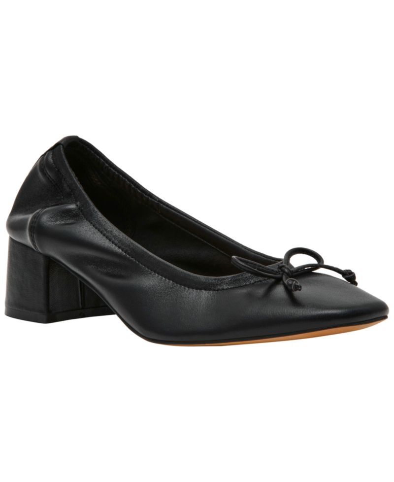 Women's Coretta Block Heel Ballet Pumps