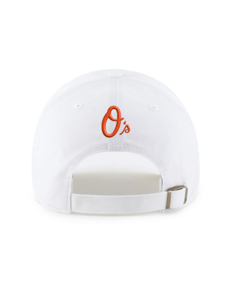 Preschool White Baltimore Orioles Ice Cream Helmet Clean Up Adjustable Hat