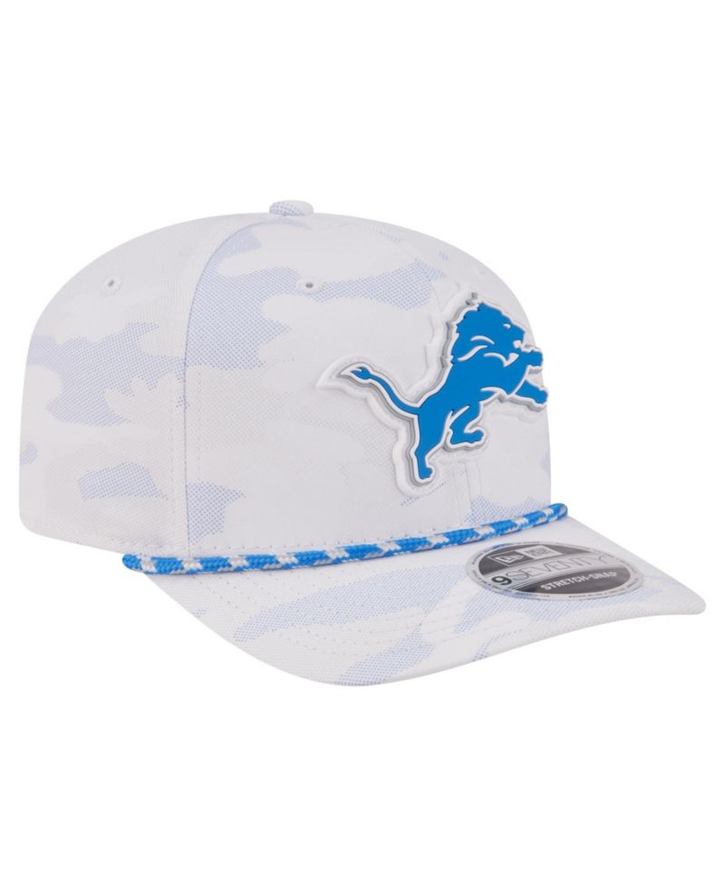 Men's White Detroit Lions Camo Rope 9SEVENTY Adjustable Hat