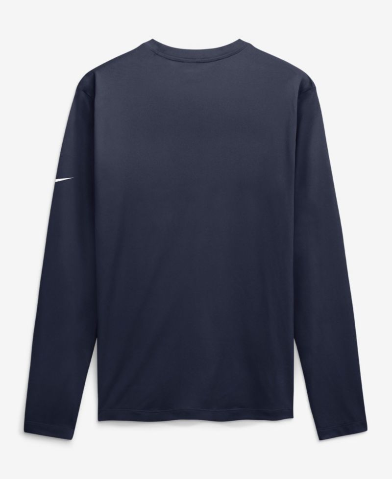 Men's Navy Chicago Bears Legend Icon Dri-FIT Long Sleeve T-Shirt