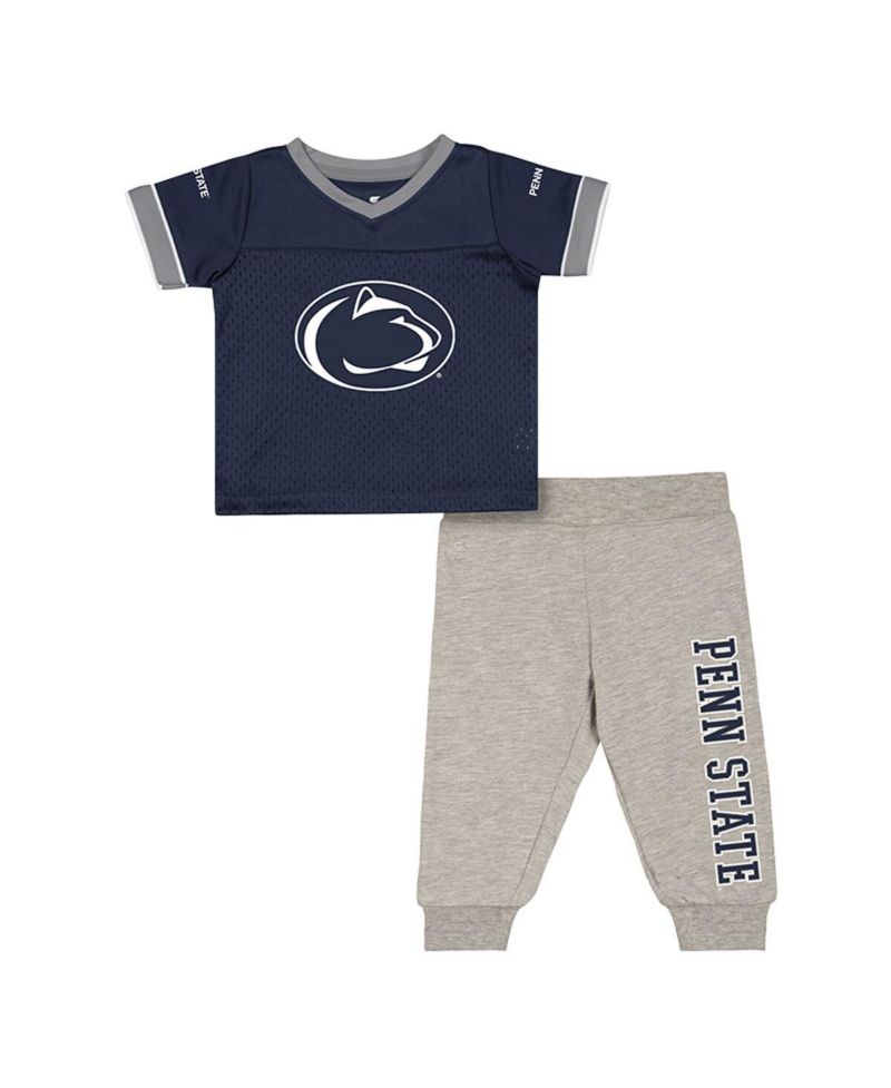 Baby Boys and Girls Newborn 2-Piece Penn State Nittany Lions Nothing but the Hits Football Set