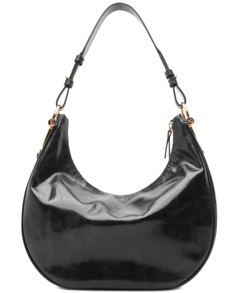 Cora Large Leather Hobo Handbag