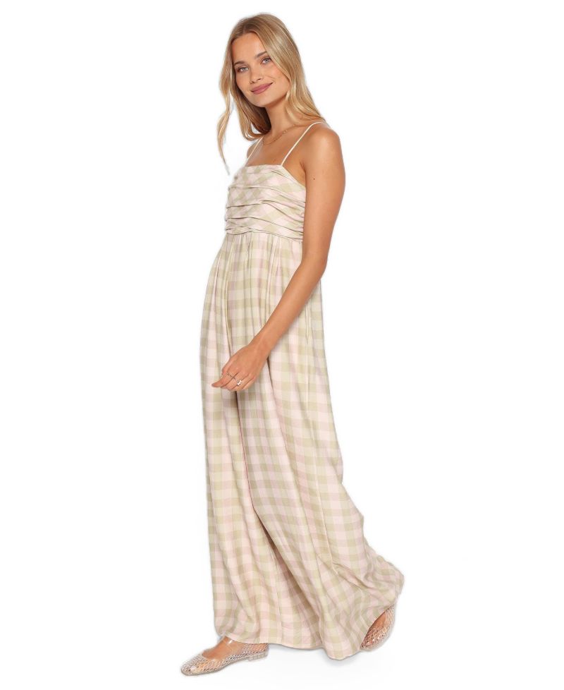 Women's Pricilla Square-Neck Sleeveless Wide-Leg Jumpsuit