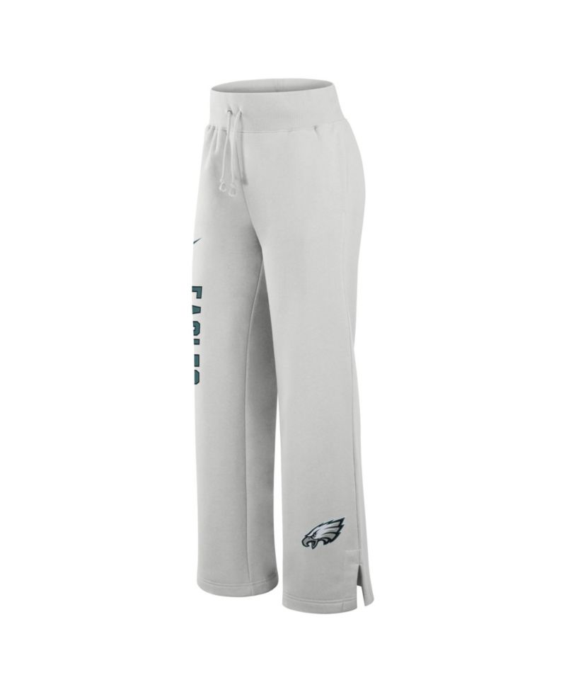 Women's Gray Philadelphia Eagles Primetime Phoenix Fleece Wide-Leg Sweatpants
