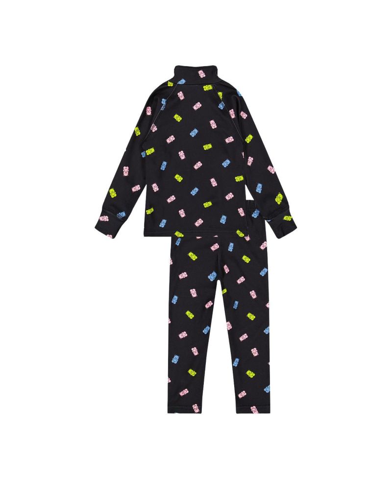 Big Girls (6-14) Two Piece Thermal Underwear Printed Gummy Bears