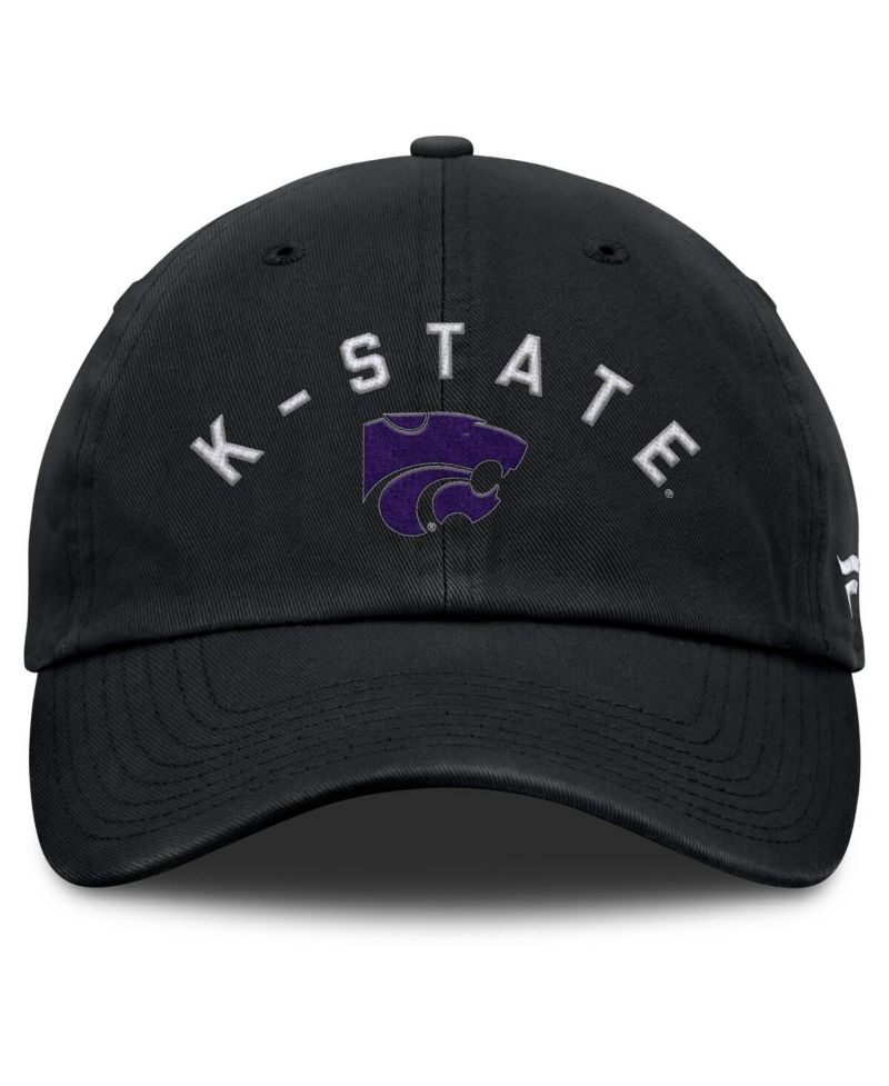 Men's Black Kansas State Wildcats Myth Adjustable Hat