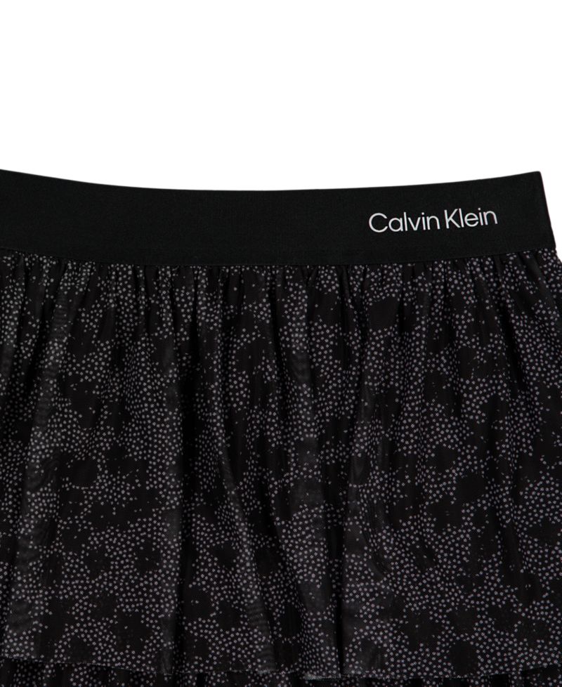 Girls' 7-16 Tiered Glitter Mesh Skirt