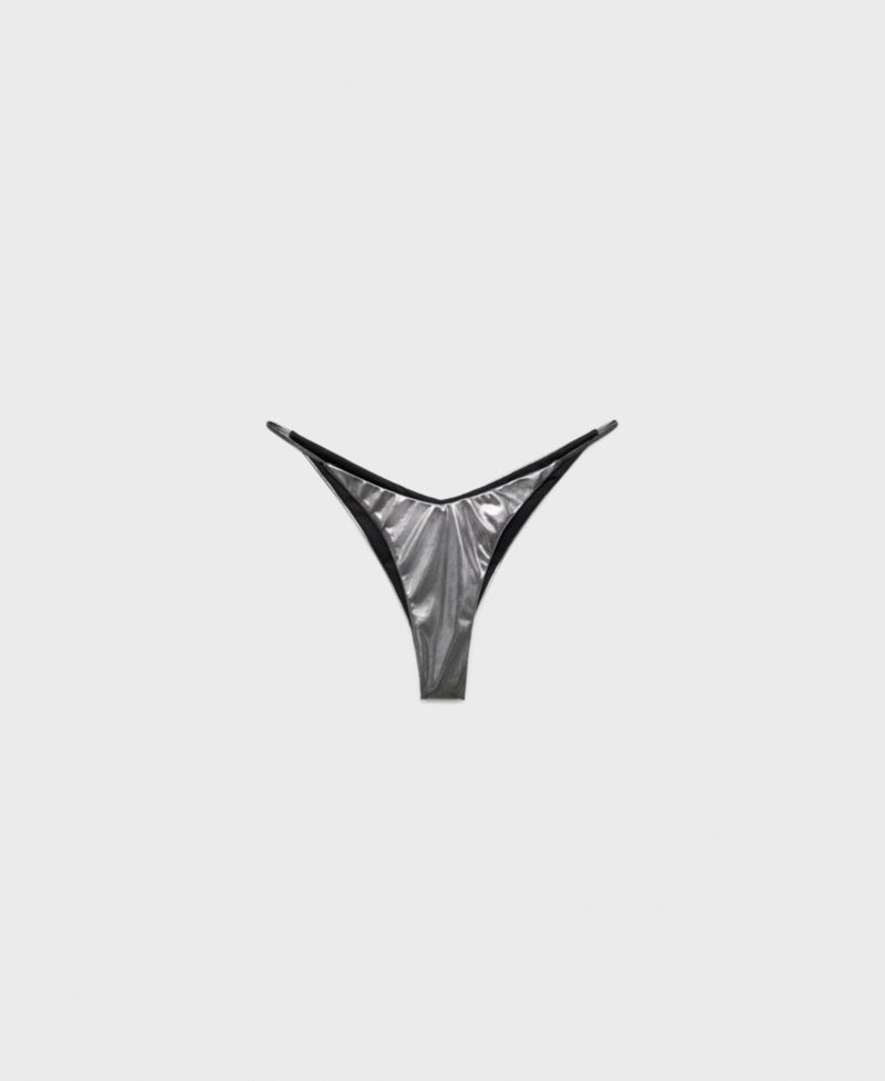 Women's Metallic Bikini Bottoms