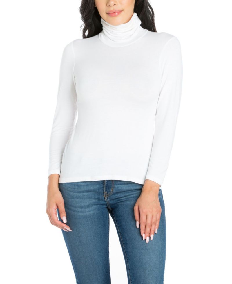 Women's Classic Long Sleeve Turtleneck Top